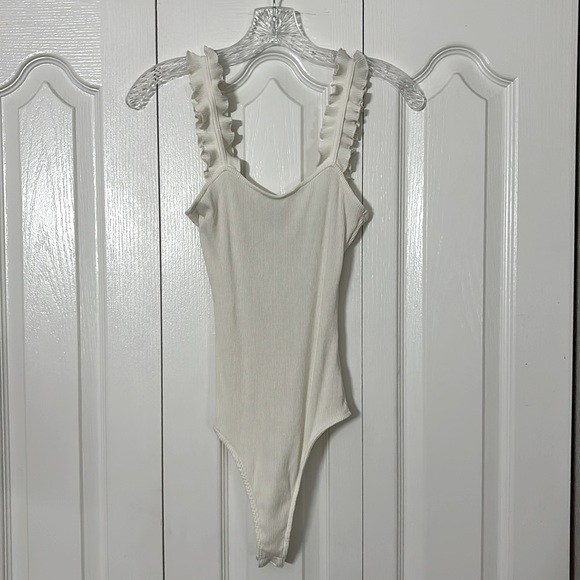 Ivory Ribbed Bodysuit - Picture 5 of 5